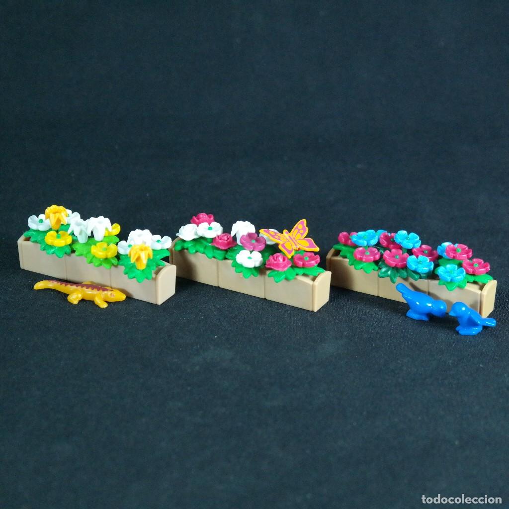 Playmobil: Playmobil 3 macetas con flores ☼