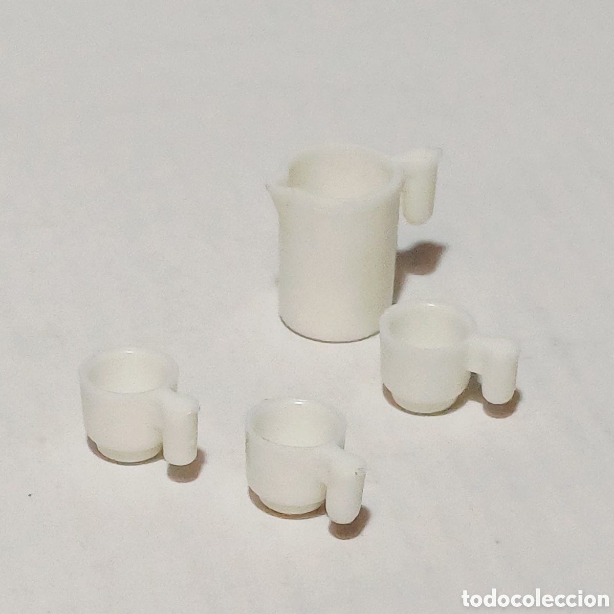 Playmobil: Pieza playmobil lechera blanca con tazas city ciudad oeste western
