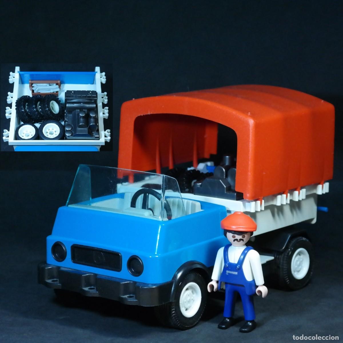 Playmobil: Playmobil camion de mudanza con toldo rojo ☼