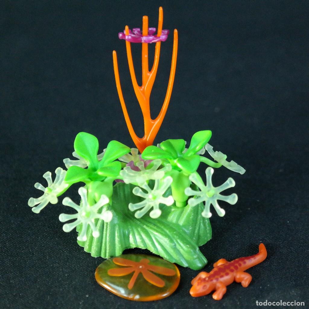 Playmobil: Playmobil vegetacion con &aacute;mbar y lagartija ☼
