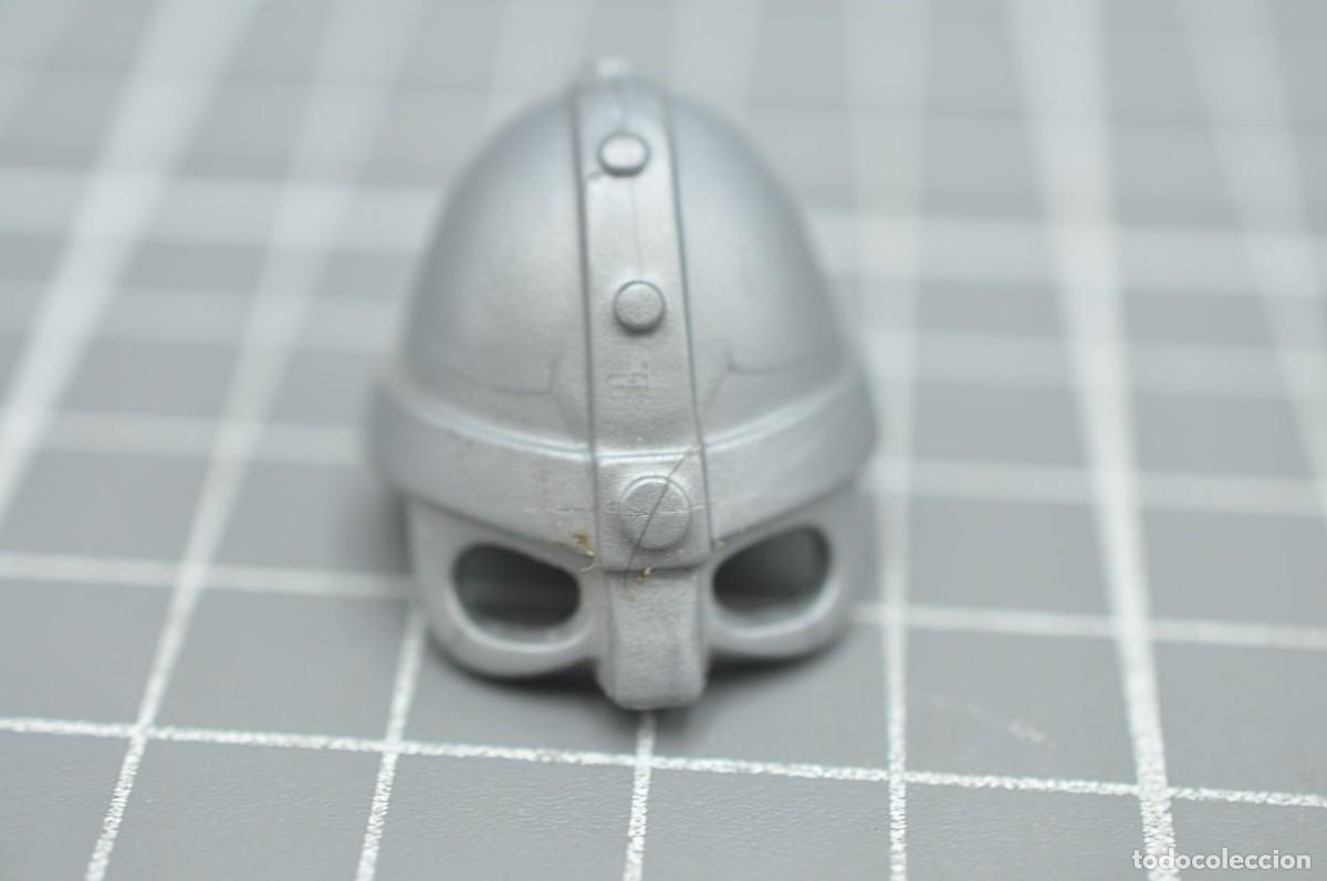 Playmobil: CJ1322 Playmobil, casco yelmo gris 9340,4435,4436,4441,5794,5805,5861,7762