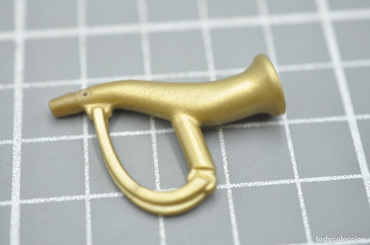 Playmobil: CJ1004 Playmobil, trompeta cuerno bronce 3628,3666,3933,4953