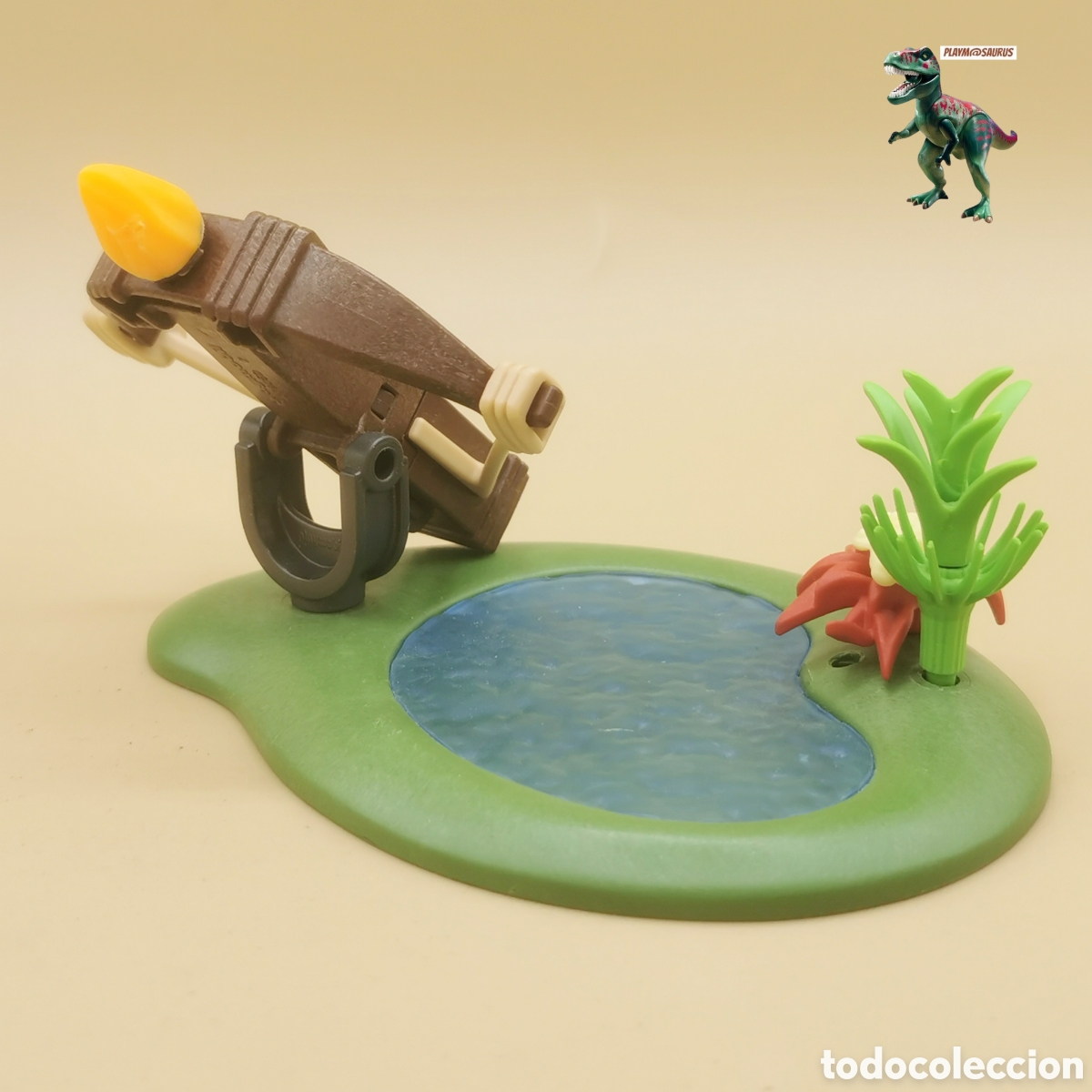 Playmobil: Playmobil diorama balista ballesta flecha proyectil fuego arma medieval caza dragon 9459 9243 9244
