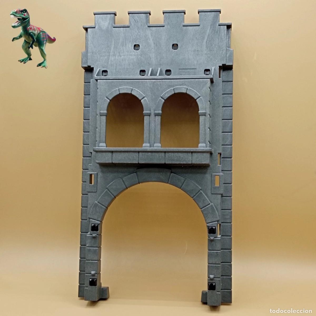 Playmobil: Playmobil porton delantero castillo dragon rojo entrada fachada muro medieval system x 3269 30246930