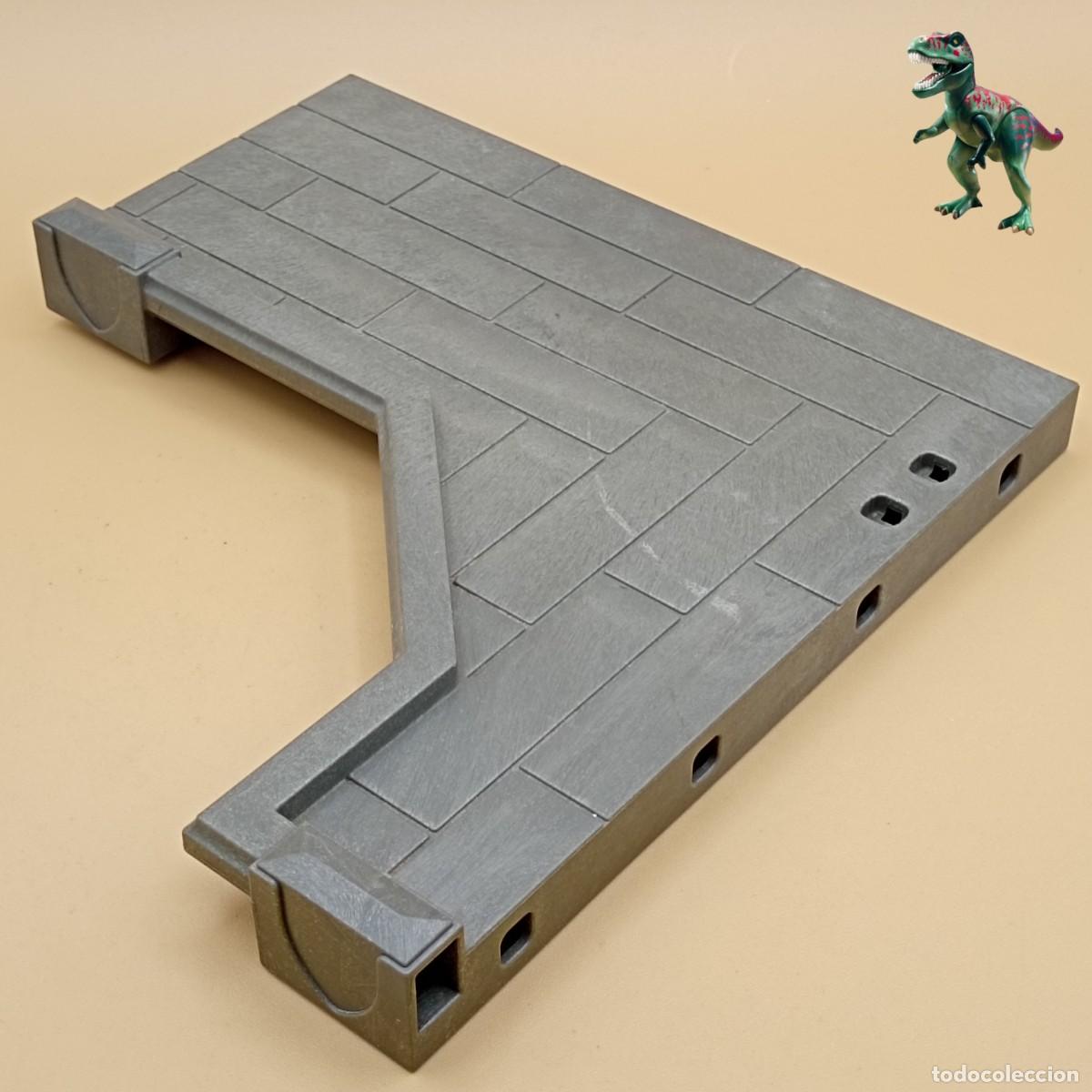 Playmobil: Playmobil suelo gris oscuro plataforma base castillo del dragon rojo medieval system X 30246960 3269