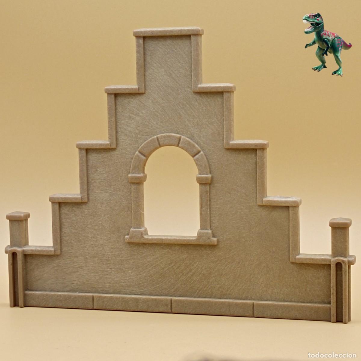 Playmobil: Playmobil fachada tejado buhardilla pared muro castillo medieval steck 3450 3666