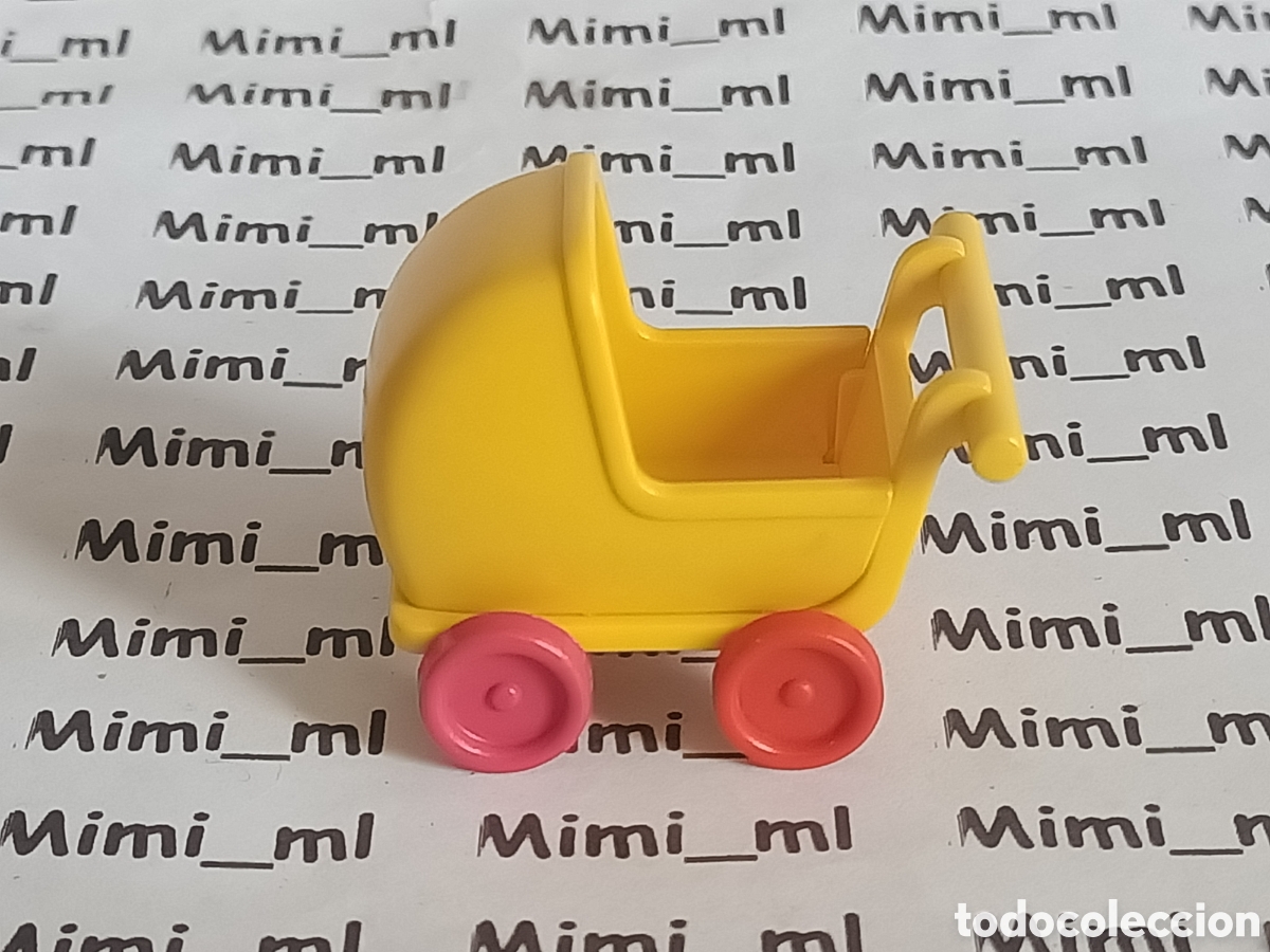 Playmobil: Playmobil carrito beb&eacute; con ruedas distinto color