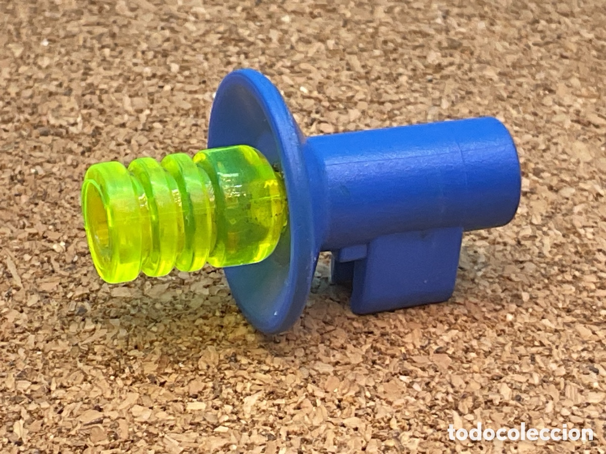Playmobil: ACCESORIO PLAYMOBIL. LAMPARA LUZ FOCO CALLE, FAROLA, COLOR AZUL .