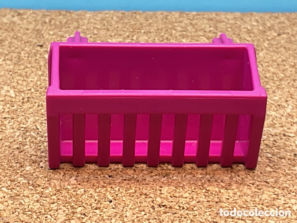 Playmobil: ACCESORIO PLAYMOBIL. JARDINERA, COMEDERO, ETC.
