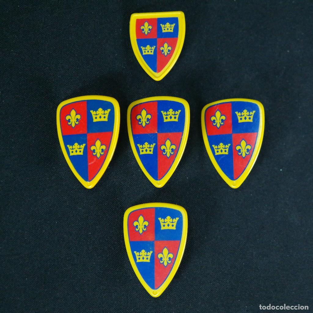 Playmobil: Playmobil 5 escudos flor de lys ☼