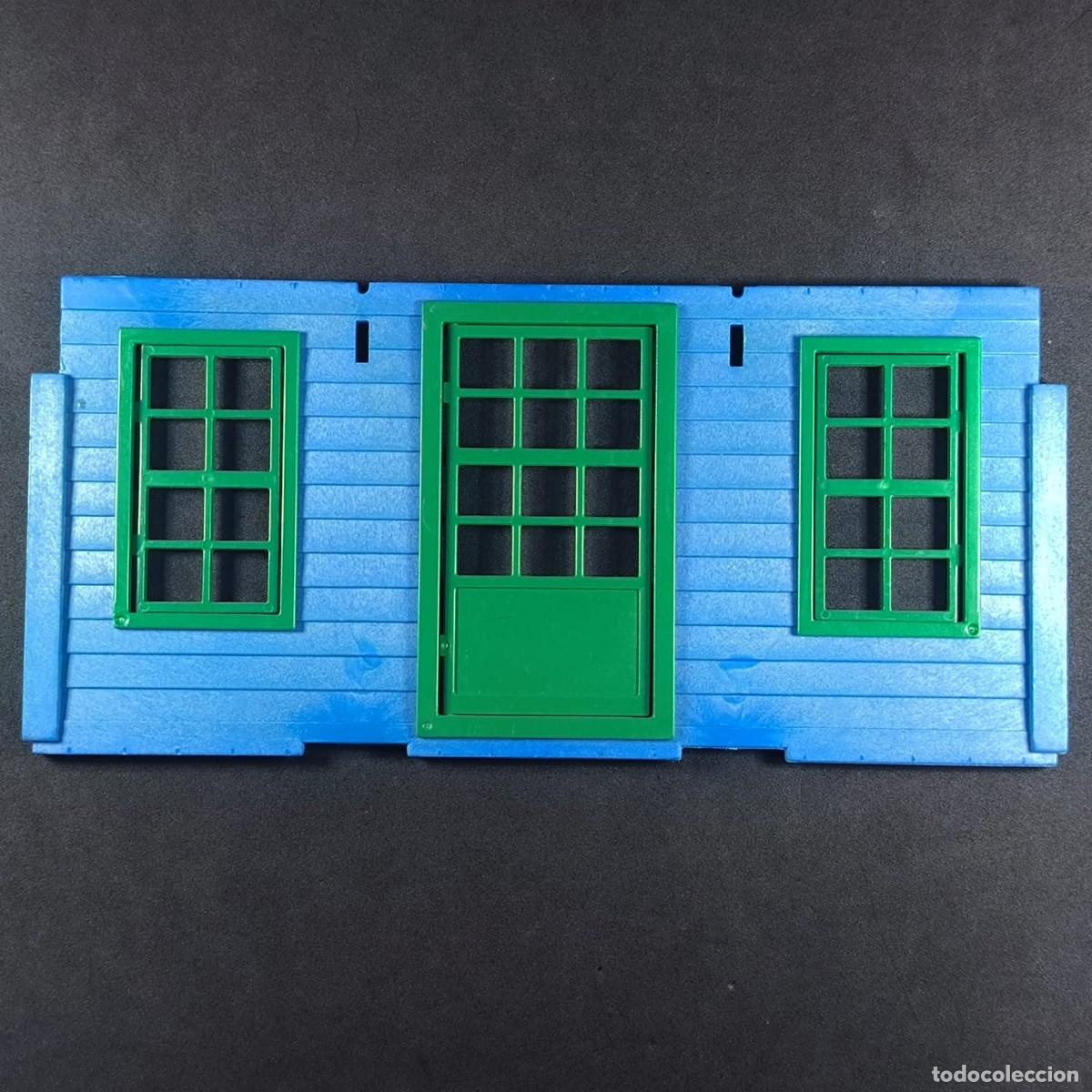 Playmobil: Playmobil pared azul casa oeste ☼