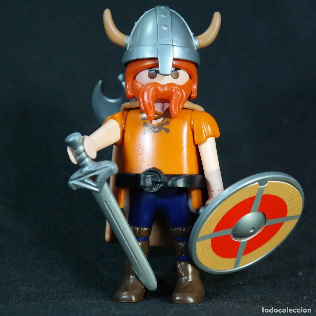 Playmobil: Playmobil vikingo con escudo y capa ☼