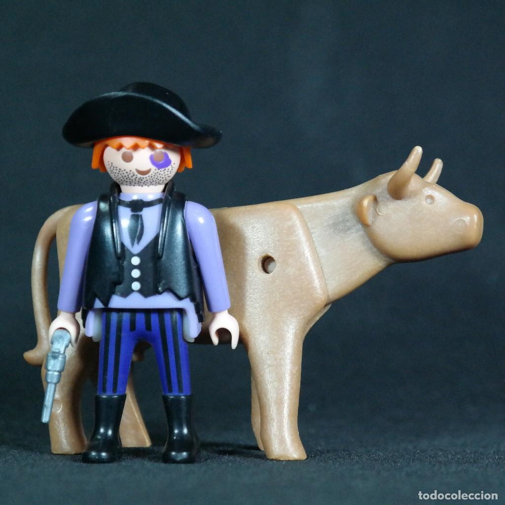 Playmobil: Playmobil bandido con vaca ☼