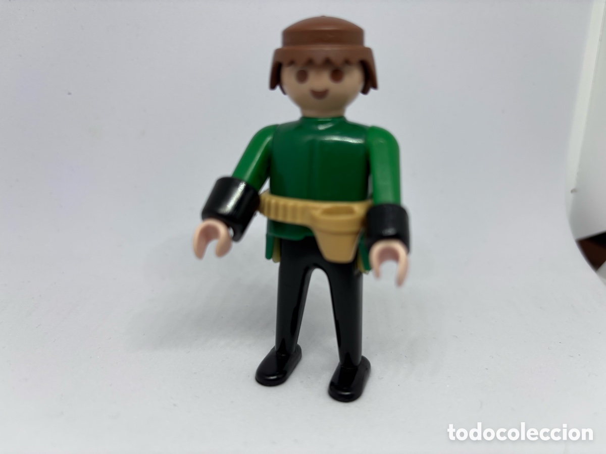 Playmobil: Playmobil chico camiseta verde con accesorios
