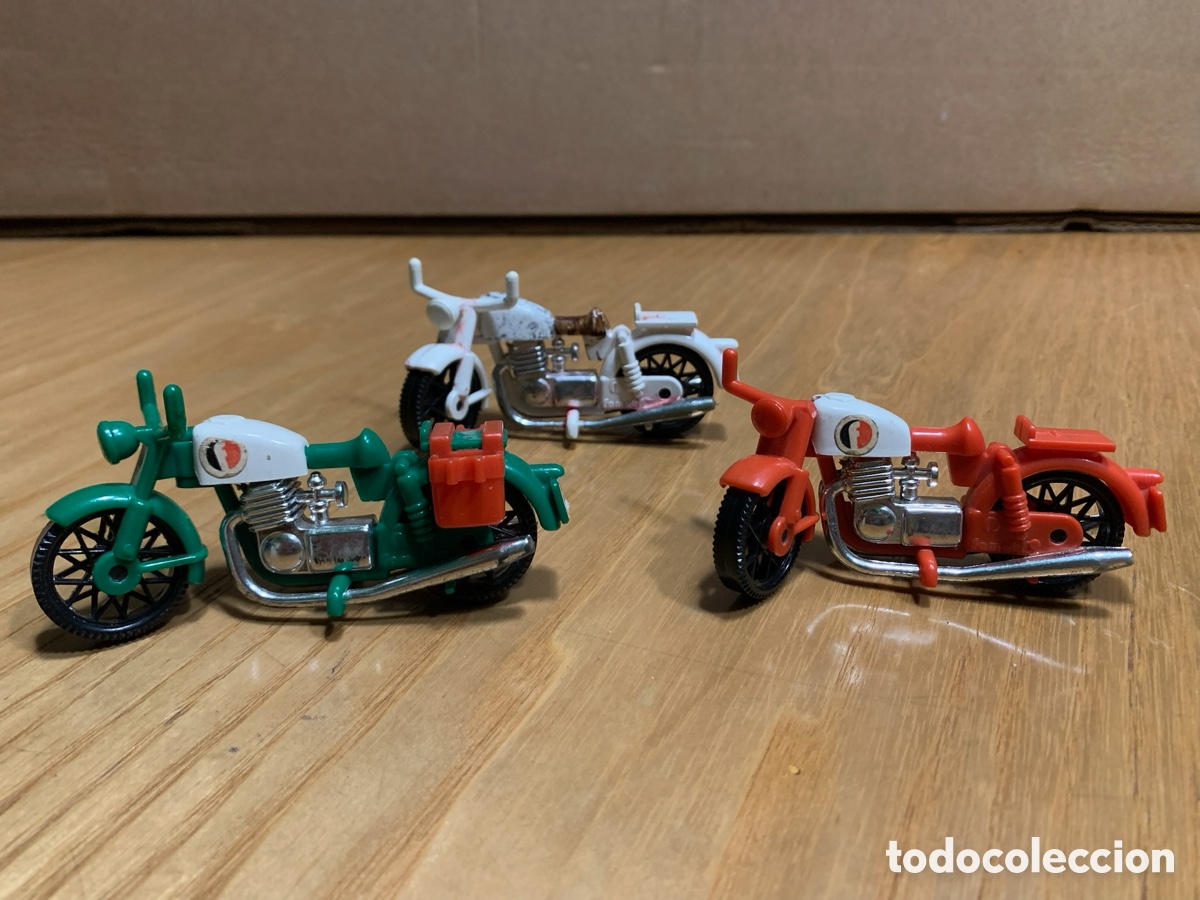Playmobil: Lote 3 Motos Cl&aacute;sicas FAMOBIL (Playmobil) - A&ntilde;os 70/80