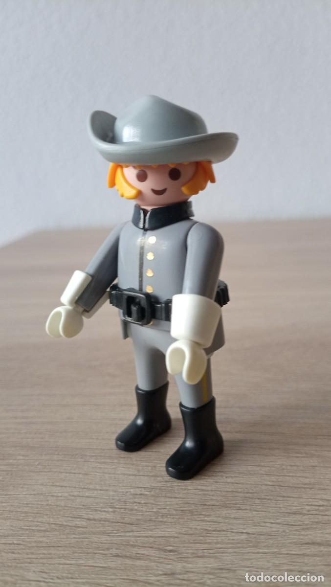 Playmobil: playmobil, lote, custom, oficial, nordista, sudista, oeste, western, bandera, soldado, SOLO HOY