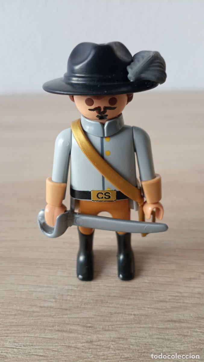 Playmobil: playmobil, lote, custom, oficial, nordista, sudista, oeste, western, bandera, soldado, SOLO HOY