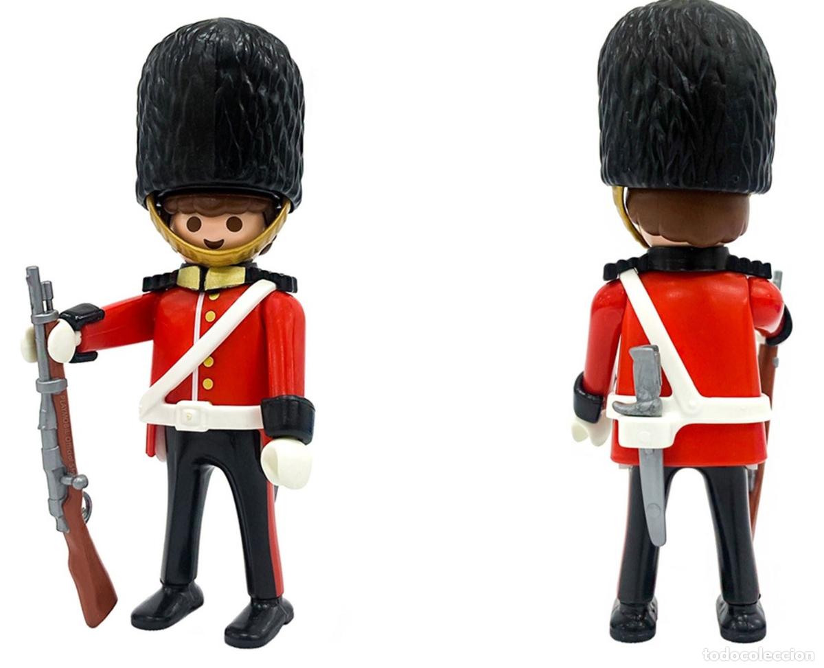 Playmobil: PLAYMOBIL FIGURA guardia real REF. 4577 SOLDADO INGL&Eacute;S victoriano royal guard