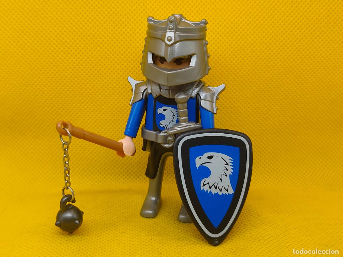 Playmobil: Playmobil Caballero del Halc&oacute;n con fondo azul, caballero medieval
