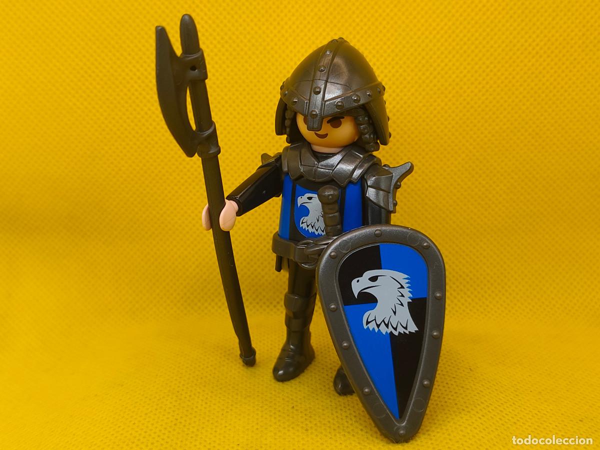 Playmobil: Playmobil Caballero del Halc&oacute;n con hacha larga de combate, soldado medieval