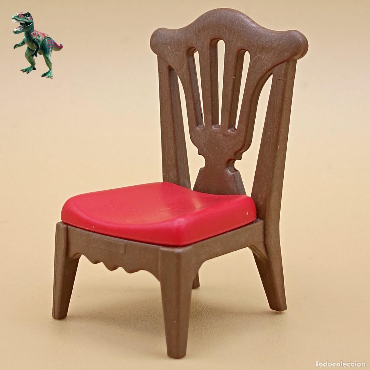 Playmobil: Playmobil silla de comedor roja salon sala de estar mueble mansion victoriana 5320 5316 5310 5327