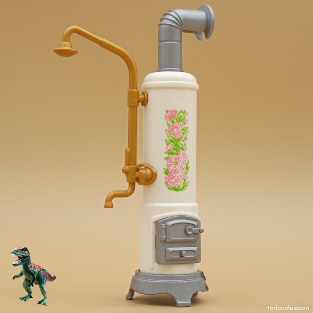 Playmobil: Playmobil caldera calentador de agua ducha cuarto de ba&ntilde;o casa mansion victoriana 5324 5318