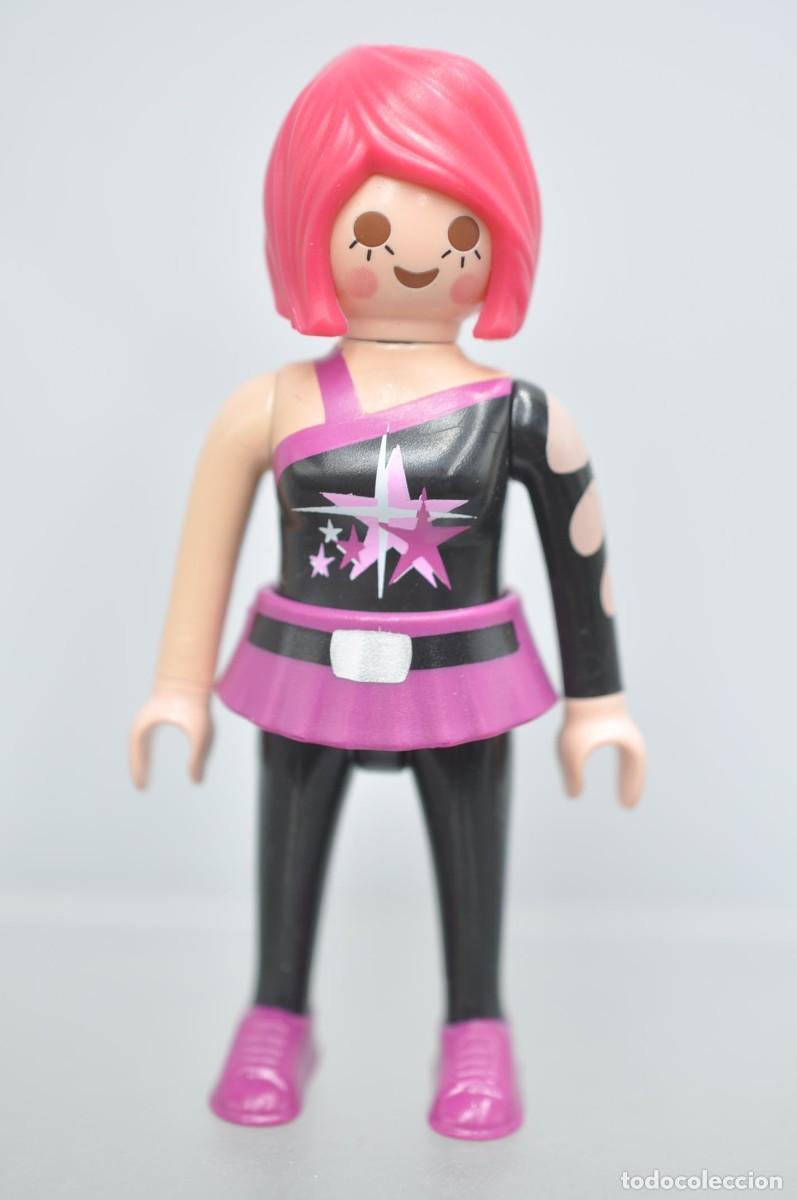 Playmobil: WSK074 Playmobil, figura mujuer, cantante 5605