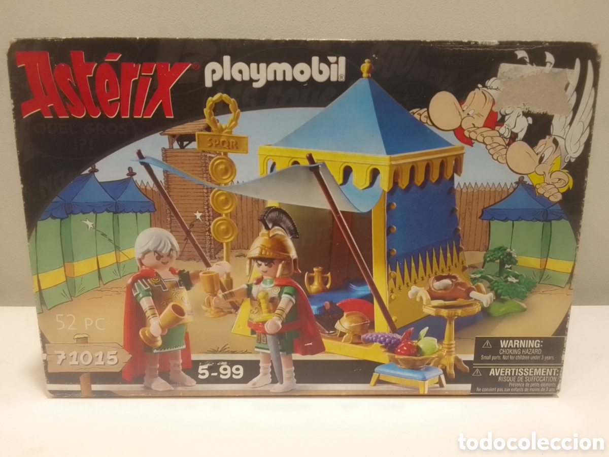 Playmobil: Caja vac&iacute;a Playmobil Ast&eacute;rix REF 71015.