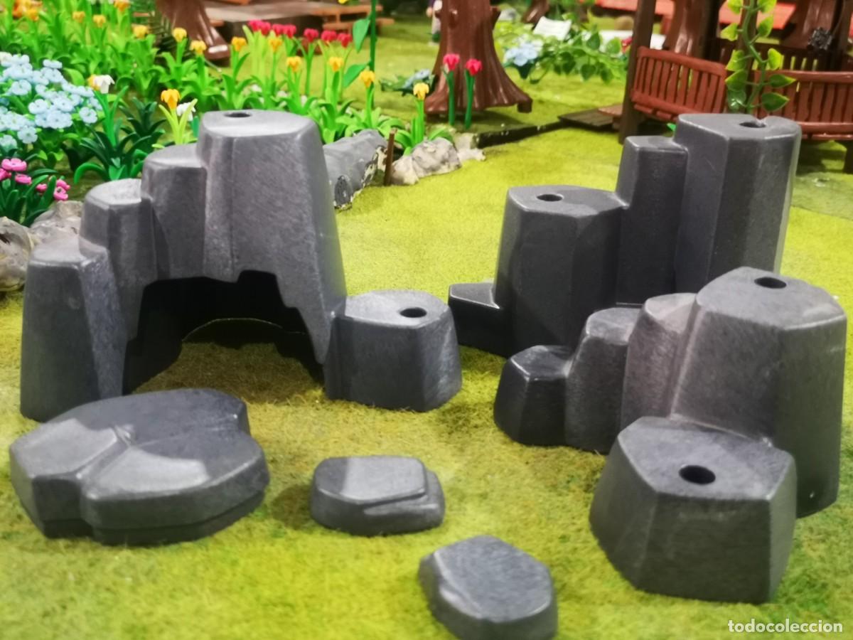 Playmobil: Playmobil 5557 rocas base casa arbol Pil