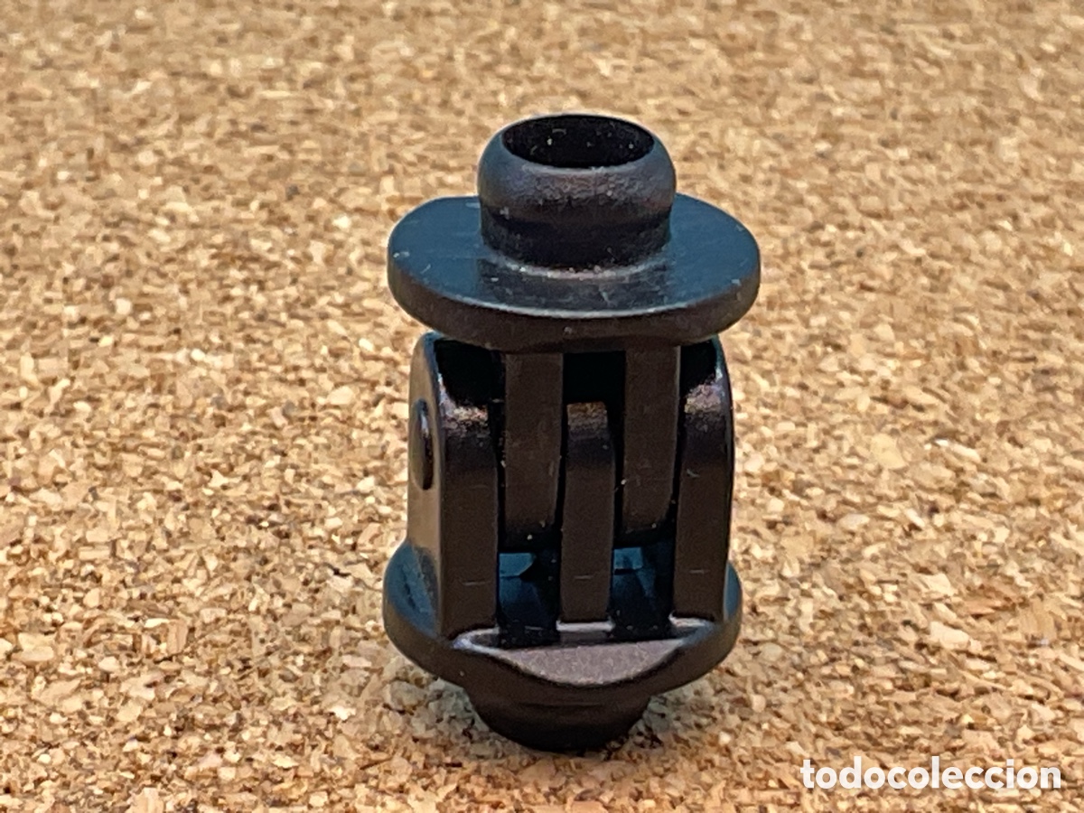 Playmobil: ACCESORIO PLAYMOBIL. RECAMBIO ENGANCHE ARTICULACION BISAGRA NEGRA, CONEXION SYSTEM