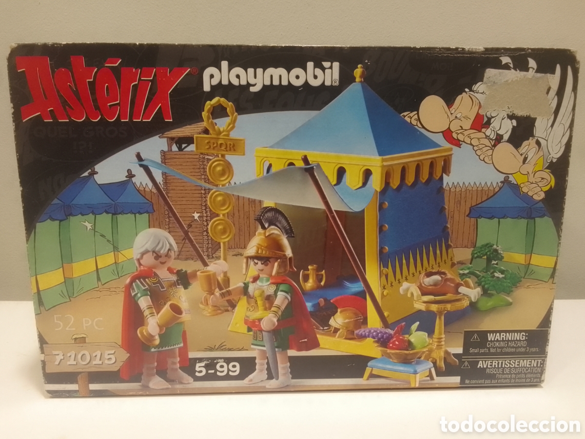 Playmobil: Caja vac&iacute;a Playmobil Ast&eacute;rix REF 71015.