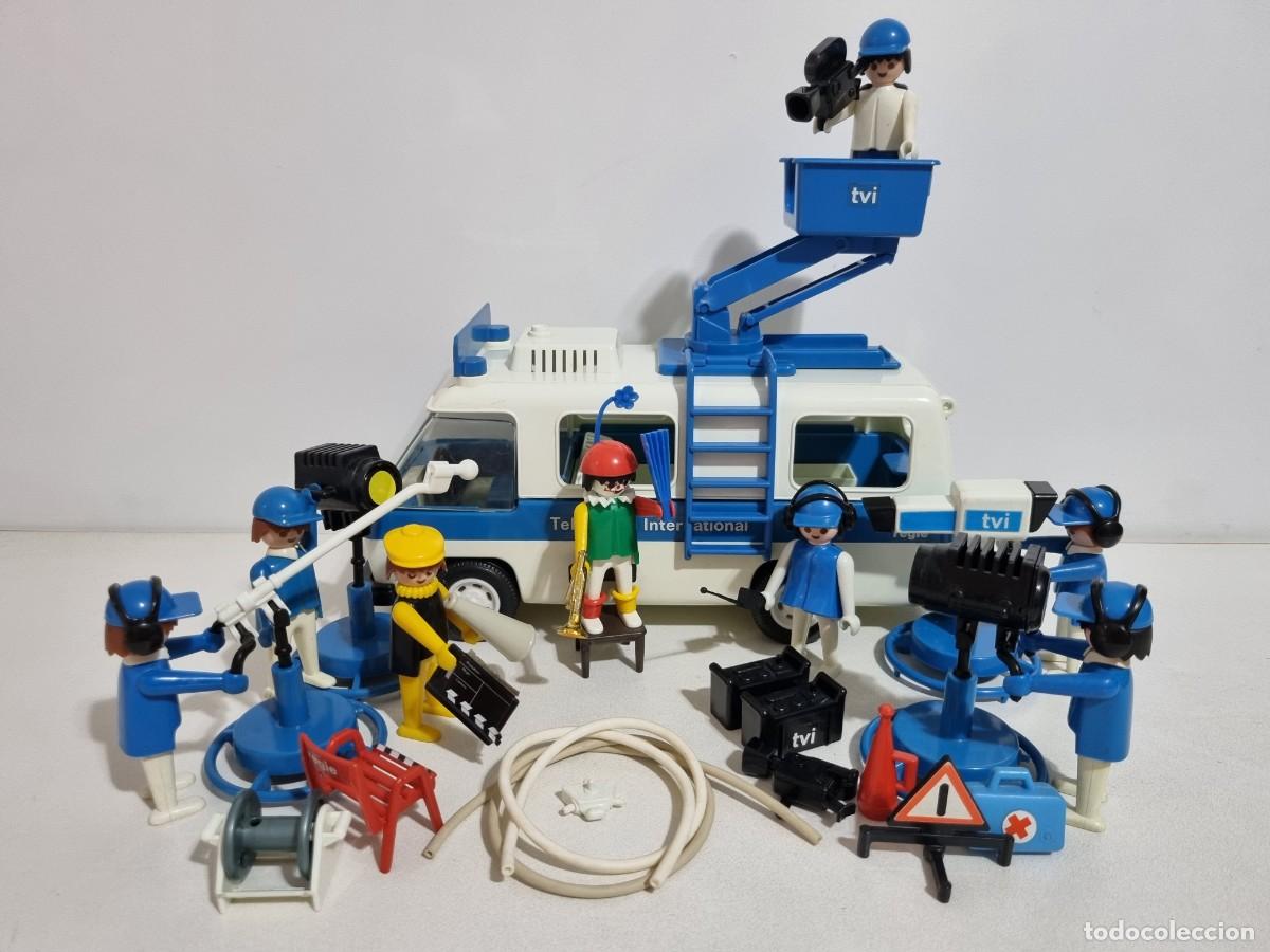 Playmobil: Playmobil 3531 3530 Vehiculo Furgoneta Tv Television Tvi Camara Video Reportero