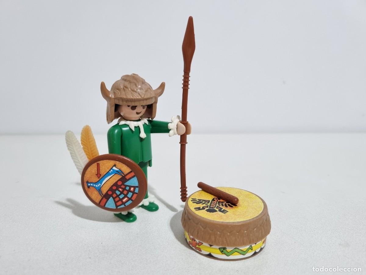 Playmobil: Playmobil 3328 Antiguo Hechicero Chaman Brujo Mago Indio Oeste Western Tambor