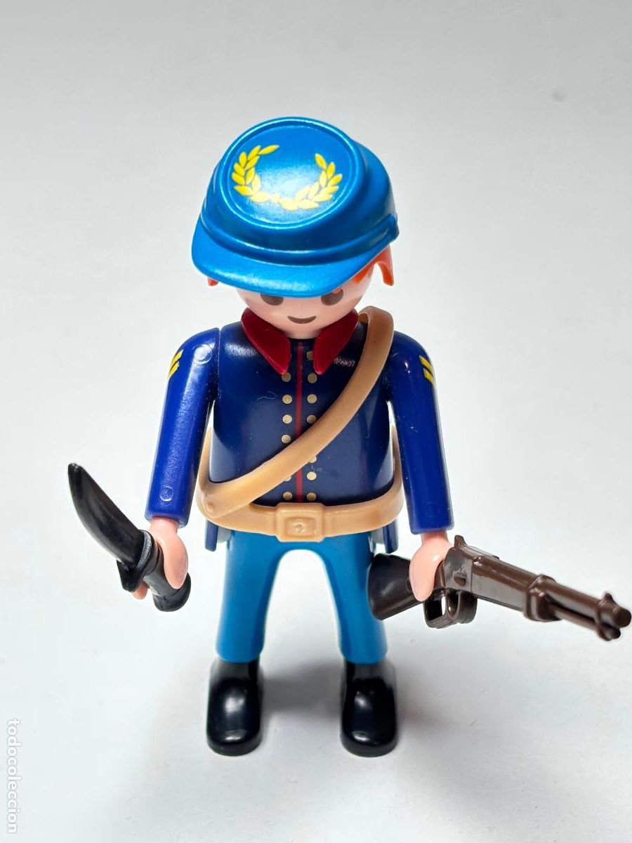 Playmobil: Playmobil lote soldado nordista caballer&iacute;a