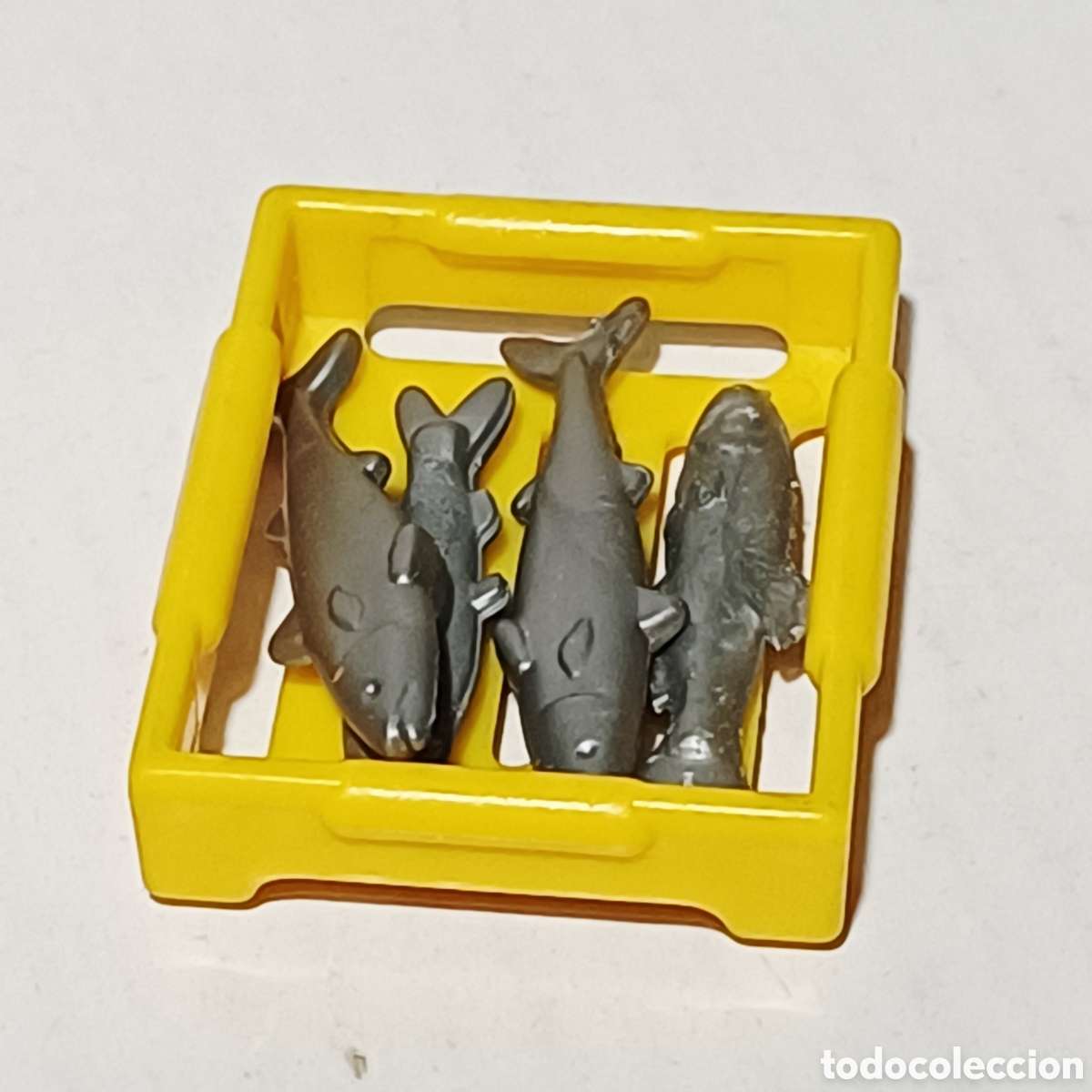 Playmobil: Pieza playmobil caja de pescado peces mercado barco de pesca
