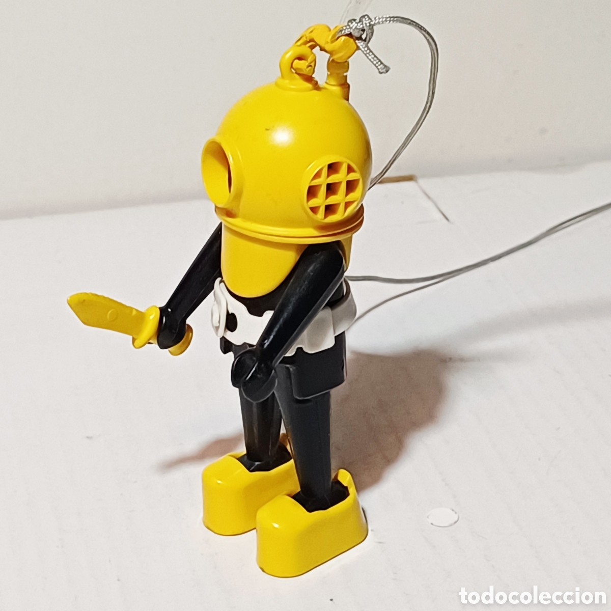 Playmobil: Figura playmobil buzo primera epoca ref. 3348 gancho custom