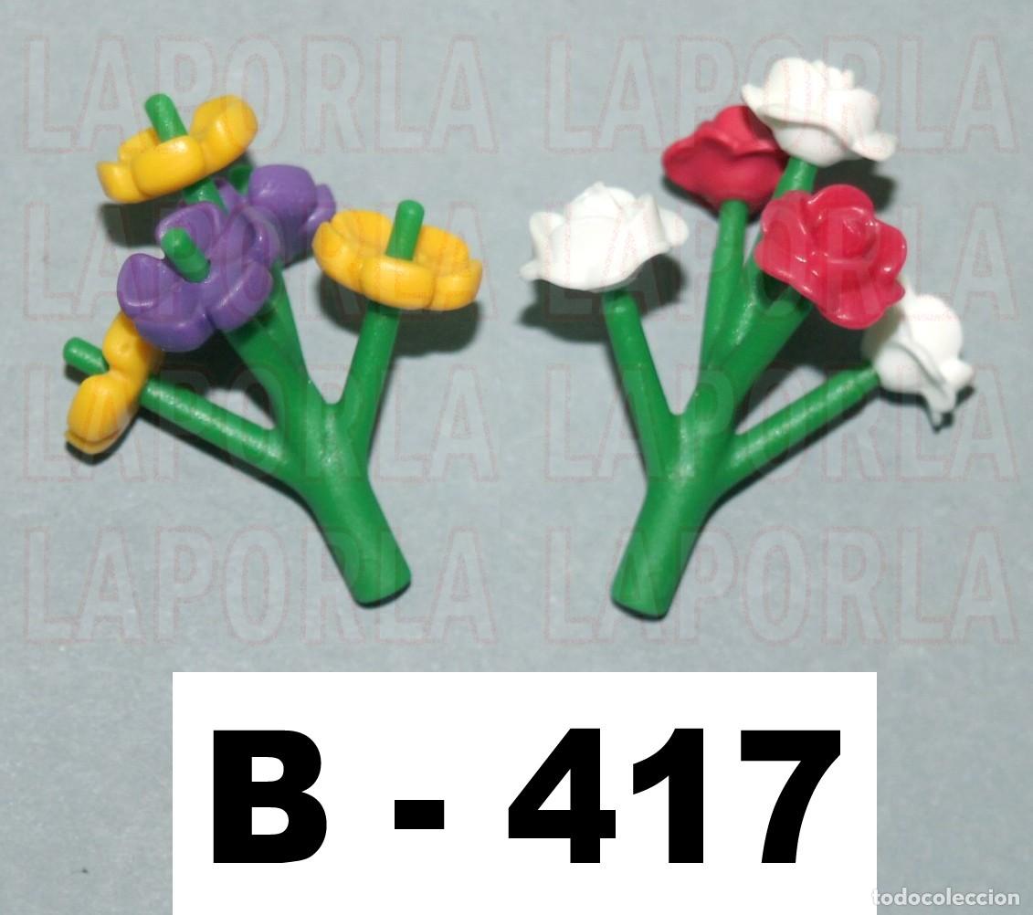 Playmobil: PLAYMOBIL 2 RAMOS DE FLORES - JARD&Iacute;N DECORACI&Oacute;N HOGAR JARR&Oacute;N REGALO BODA (B-417)