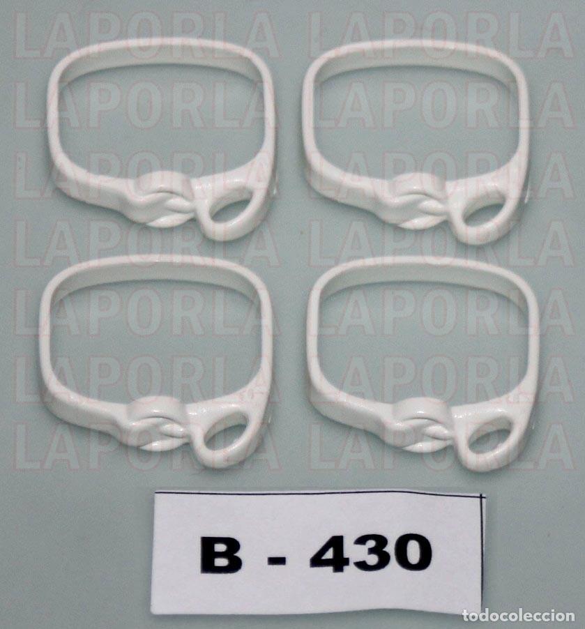 Playmobil: PLAYMOBIL 4 CINTURONES BLANCOS - MEDIEVAL CABALLERO PR&Iacute;NCIPE REY (B-430)