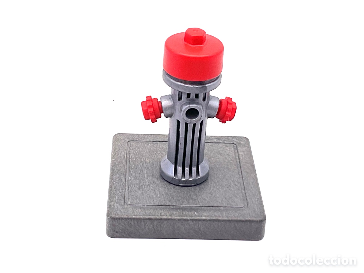 Playmobil: ACCESORIO PLAYMOBIL. BOCA DE INCENDIOS, HIDRANTE, REF BOMBEROS