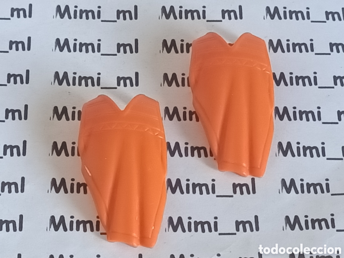 Playmobil: Playmobil 2 ponchos naranjas mejicano western oeste