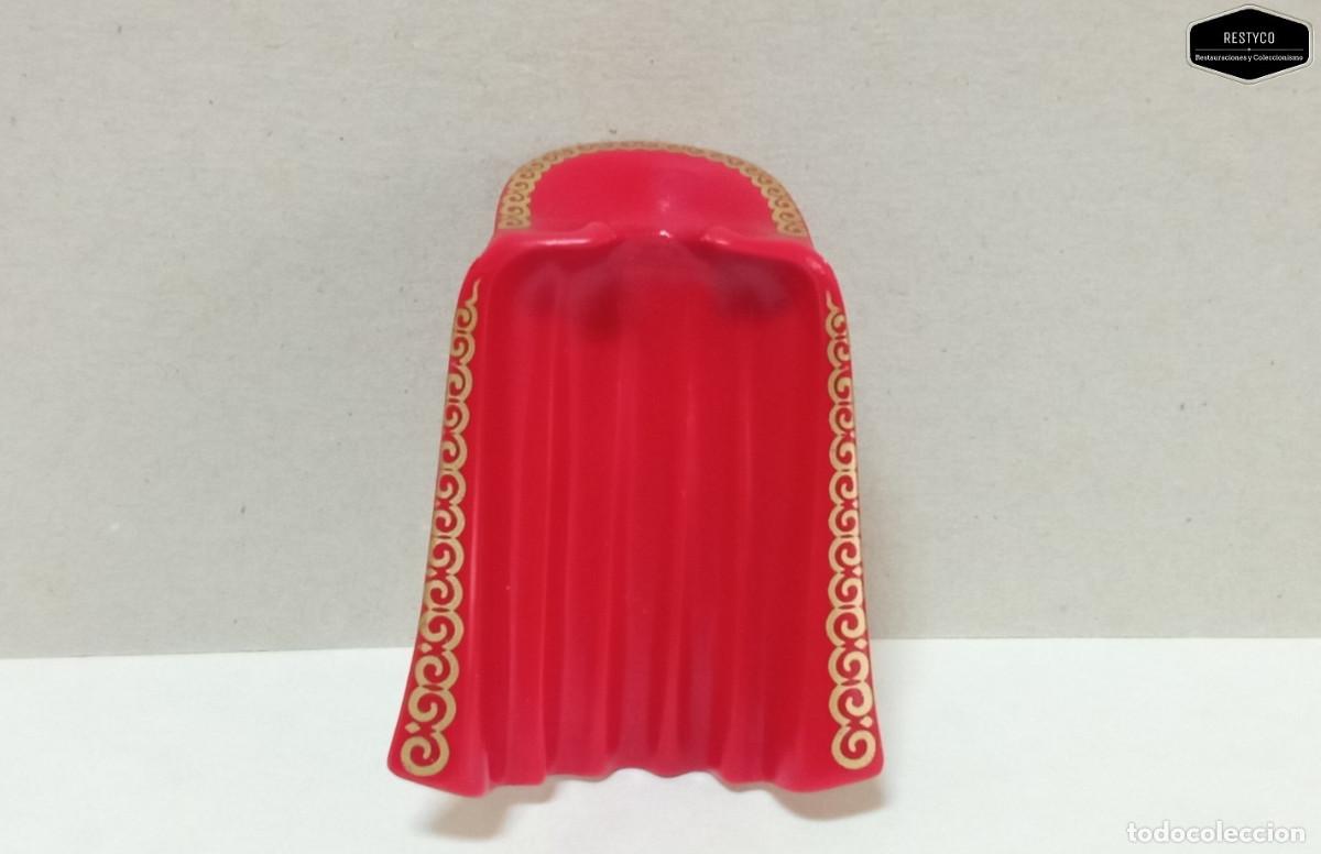 Playmobil: Playmobil - Capa Rey Mago Con Cenefas Color Rojo