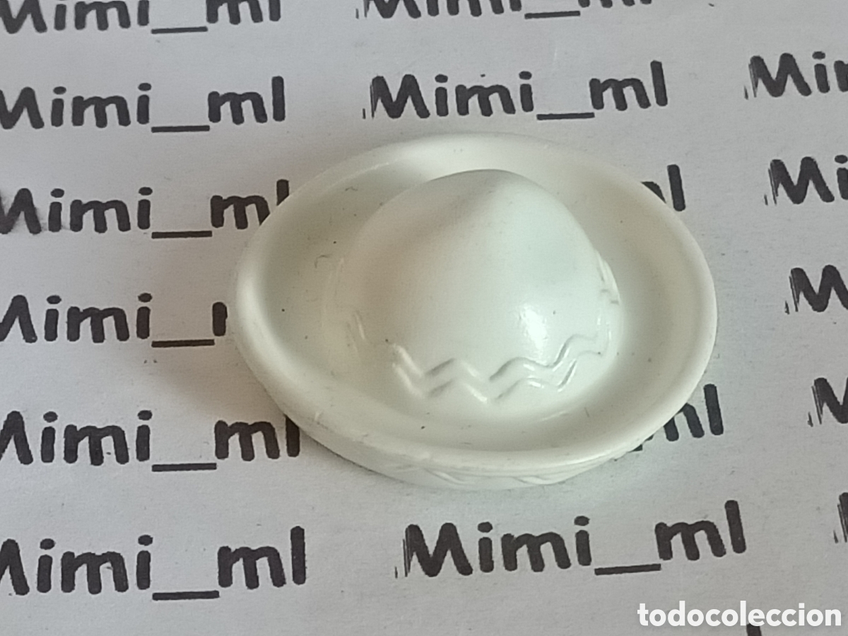 Playmobil: Playmobil sombrero blanco mejicano western oeste