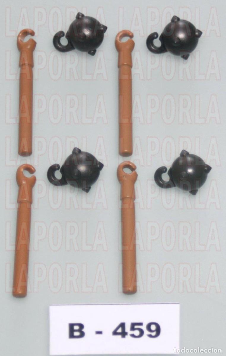 Playmobil: PLAYMOBIL 4 MAZAS (SIN CADENA) - MEDIEVAL SOLDADO CASTILLO B&Aacute;RBAROS VIKINGOS (B-459)