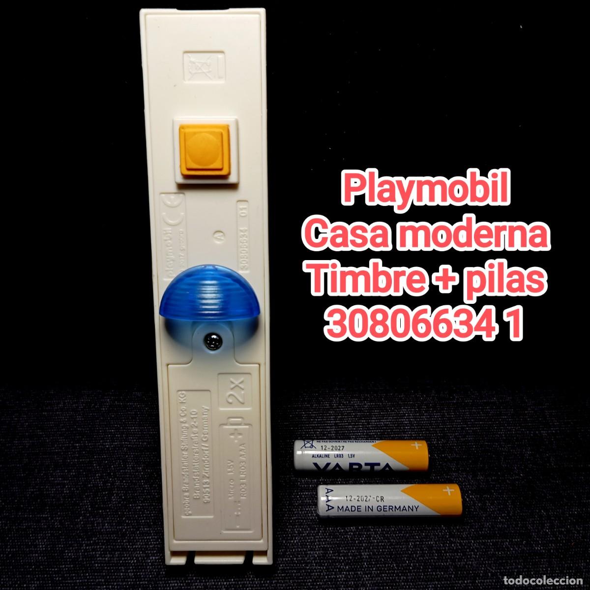 Playmobil: ⚜️ C007. Timbre Playmobil Casa moderna + pilas. 30806634 1. Funciona