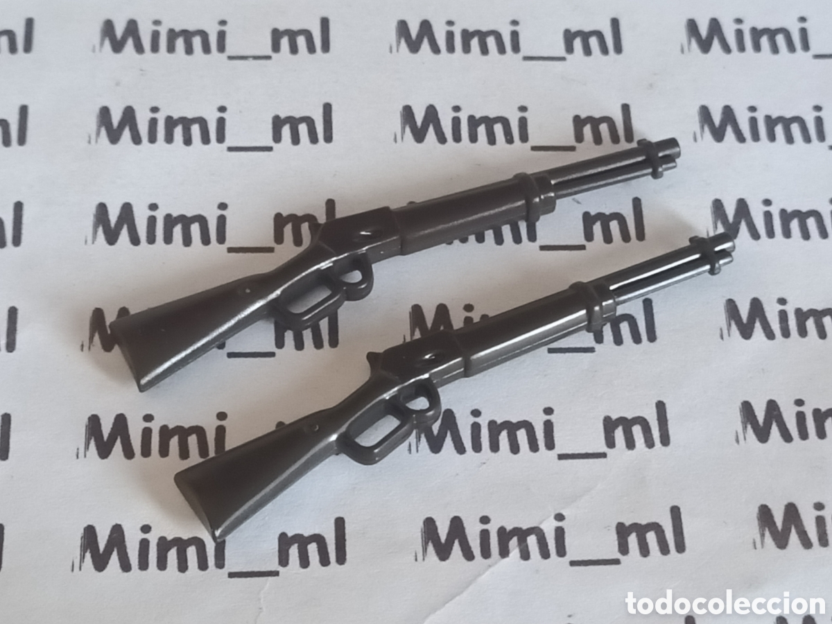 Playmobil: Playmobil 2 rifles marrones western oeste