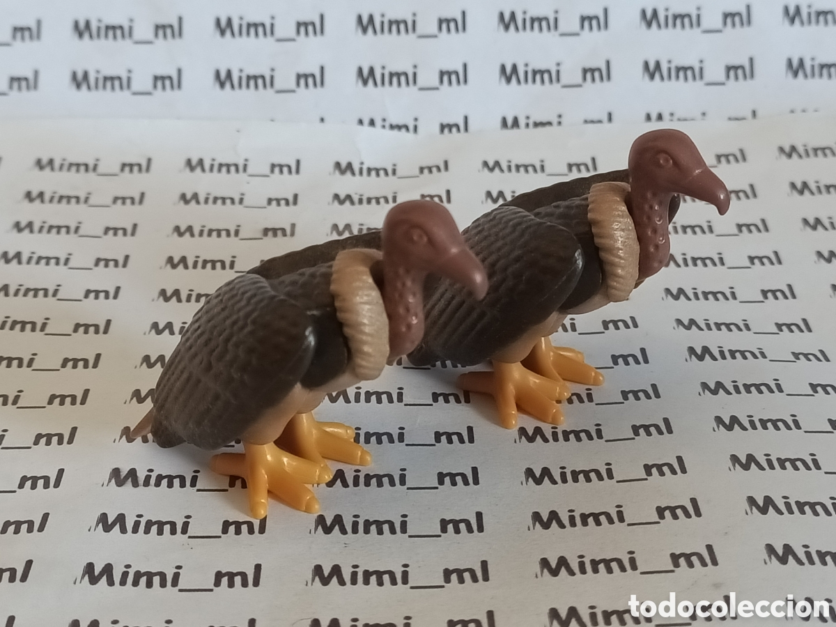 Playmobil: Playmobil 2 buitres western oeste animales mina oro