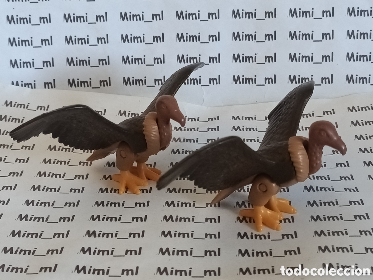 Playmobil: Playmobil 2 buitres alas extendidas western oeste mina oro