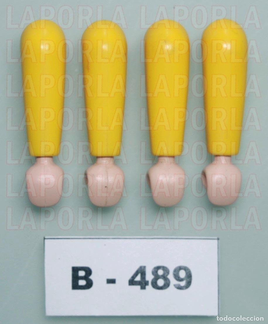 Playmobil: PLAYMOBIL 4 BRAZOS AMARILLOS (B-489)