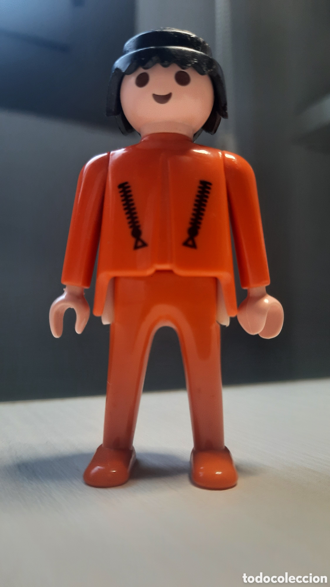 Playmobil: Playmobil 3789 piloto buzo naranja helic&oacute;ptero salvamento rescate