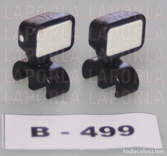 Playmobil: PLAYMOBIL 2 FOCOS PARA JEEP VEH&Iacute;CULO ANFIBIO 4228 4844 5429 4846 - RECAMBIOS REPUESTOS (B-499)